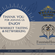 whiskey tasting event flyer